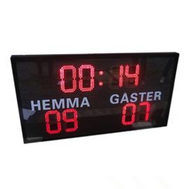 Black Iron Cabinet LED Football Scoreboard Easy Operation Different Color