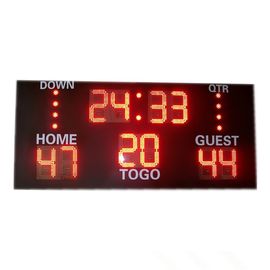 7 Segments and Super Brightness Electronic LED Football Scoreboard in Red Color