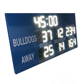 Customized AFL Led Cricket /  Electronic Football Scoreboard In White Color