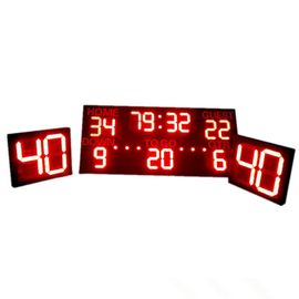 Multi - Function Sports LED Football Scoreboard With Shot Clock CE / RoHS Approved