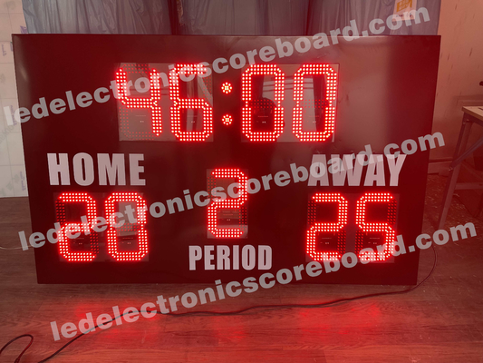 Standard Ecomomy Electronic LED Football Scoreboard IP65 Waterproof