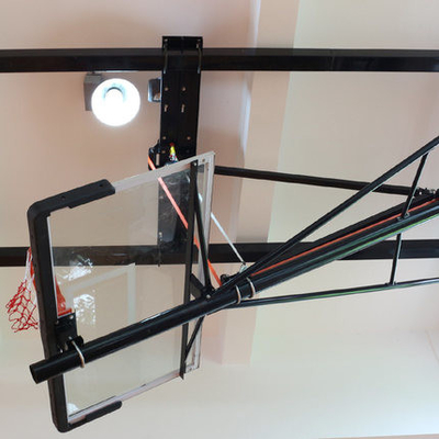 Dia 450mm Electric Basketball Hoop Ceiling Mounted