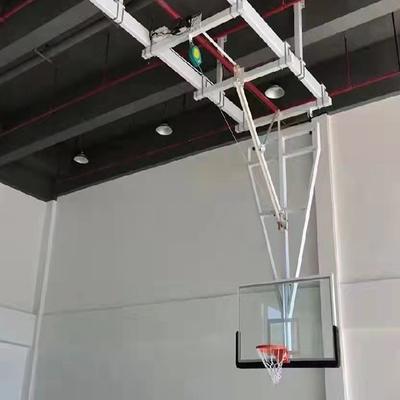 Customized Gymnasium Electric Basketball Hoop Ceiling Mounted
