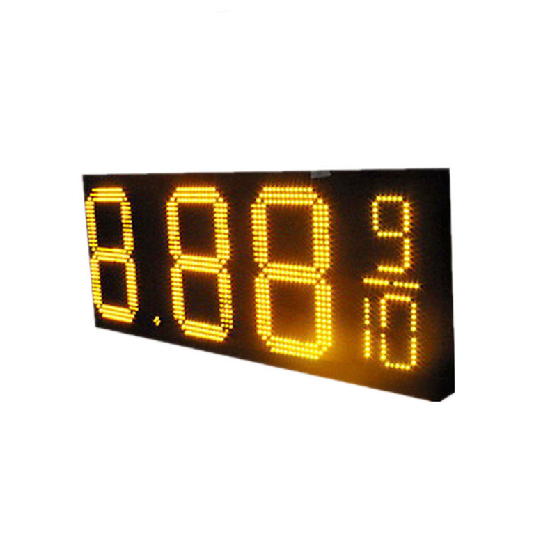 WATERPROOF RF CONTROLLER LED GAS PRICE SIGN WITH IRON / ALUMINUM CABINET
