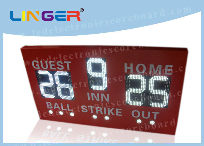 Large Size Portable Scoreboard Baseball , LED Electronic Scoreboard For Baseball