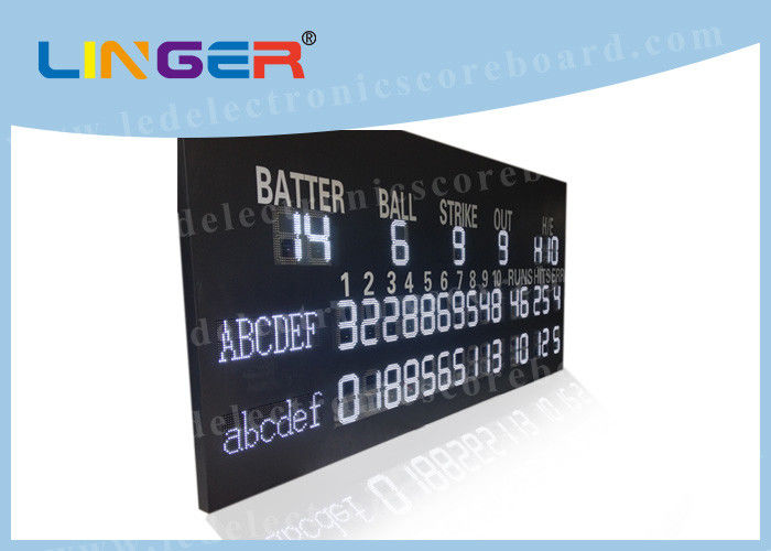 Multi Purpose LED Baseball Scoreboard Remote Control With Time Function