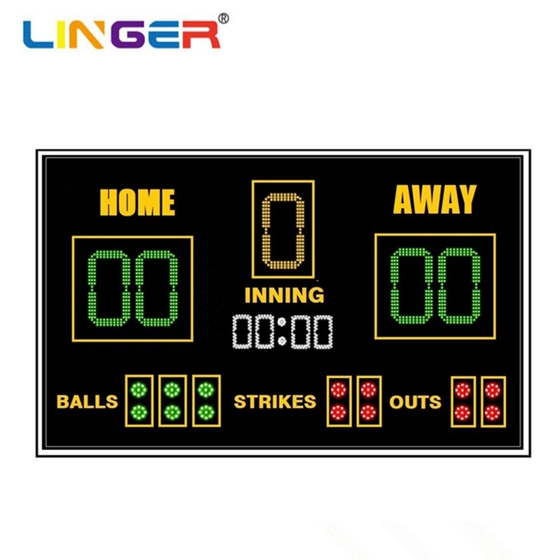 High Brightness Baseball LED Scoreboard With Wide Viewing Angle  High Refresh Rate