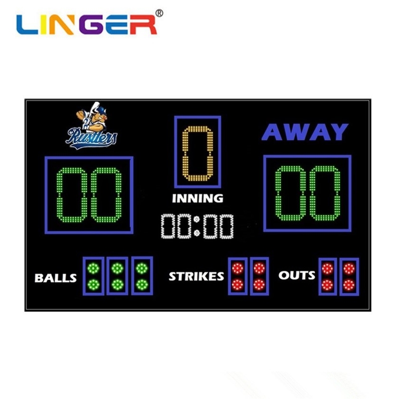 High Protection Level LED Baseball Scoreboard With Easy Installation And Easy Maintenance