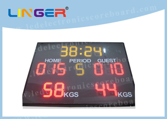 Handle Remote and Simple Function Led Electronic Scoreboard For Wrestling Sport