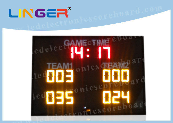 Small Size with Easy IR Remote Led Electronic Scoreboard with Hanging Brackets