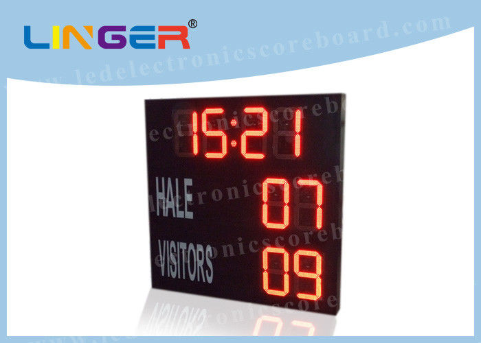 16'' Inch Digit Height in Red Color Led Electronic Scoreboard For Hockey Sport