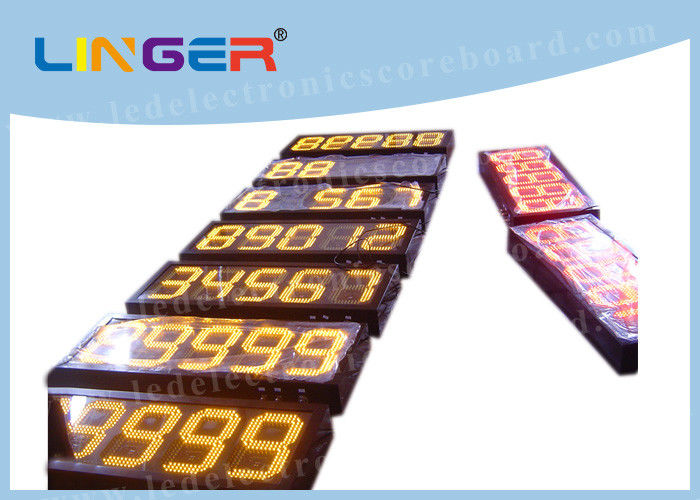 88888 Led Fuel Price Signs , Electronic Gas Price Signs For Service Station