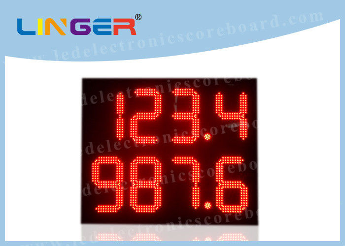 Easy Operation Multi Color LED Gas Price Signs Digital 12'' 300mm Digit Height