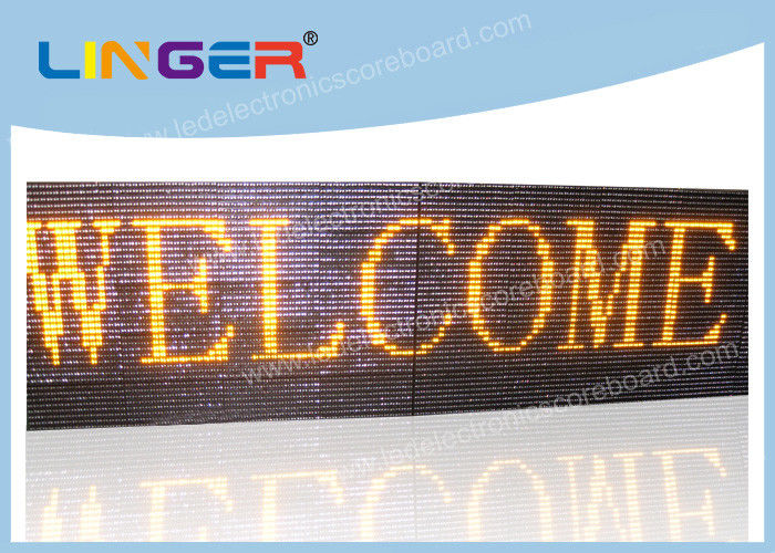 Customized LED Scrolling Message Sign CE / ROHS Approved 640mm*2048mm*120mm