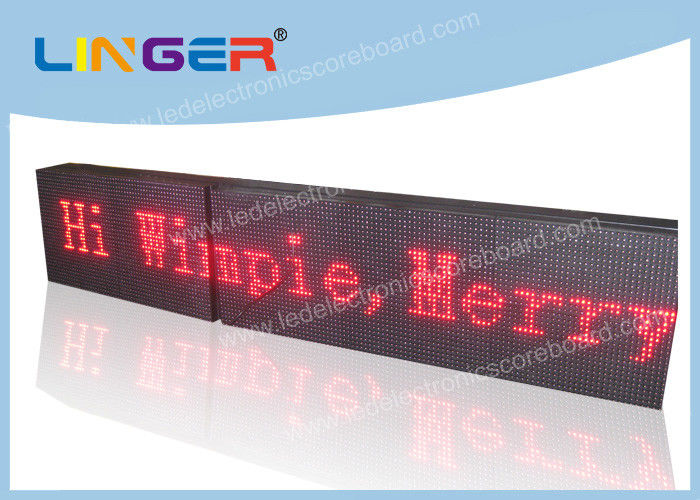 Portable LED Scrolling Message Sign High Brightness 384mm X 2048mm X 120mm