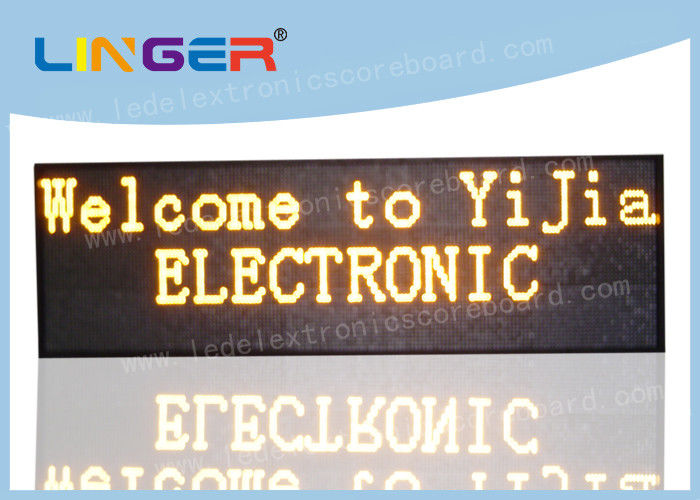 Semi Outdoor Led Scrolling Display , Outdoor Scrolling Led Sign For P7.62mm / P10mm