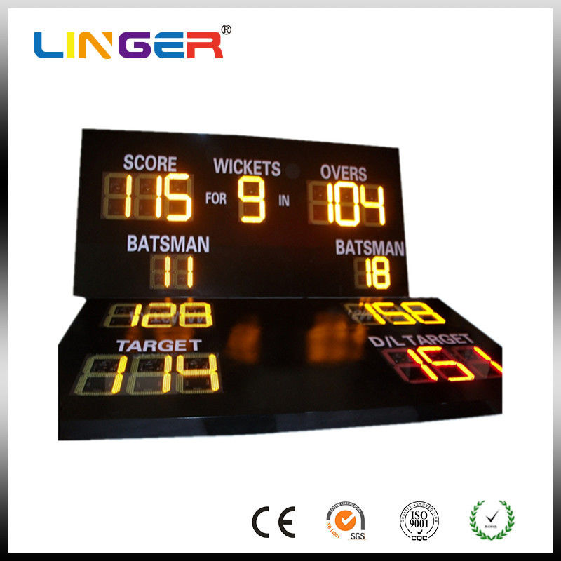 Easy Installation Large Electronic Cricket Scoreboard Adjustable Brightness
