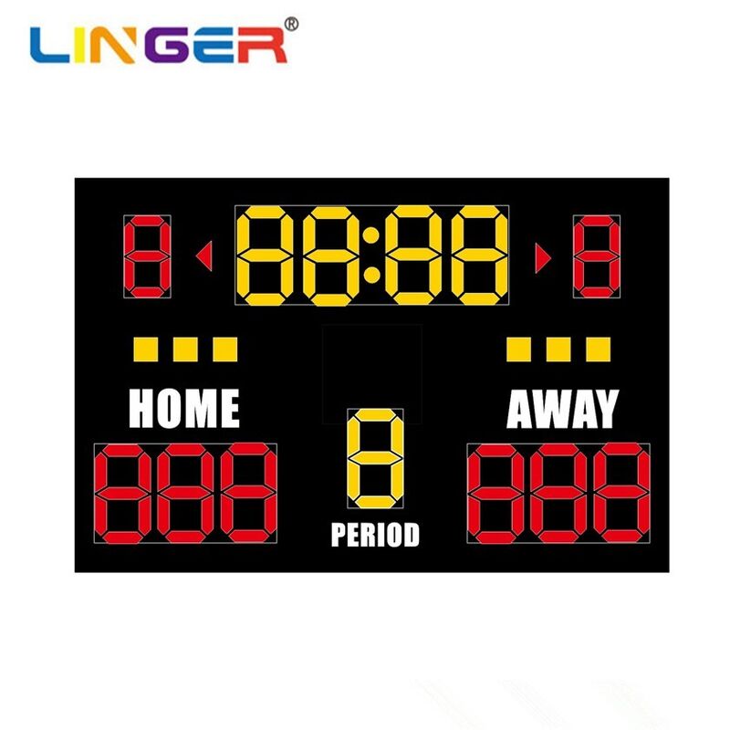 13pcs Digits Basic Function Economy Version Led Basketball Scoreboard