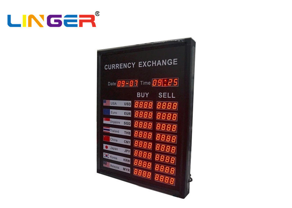 8888 And Nigeria Led Electronic Exchange Rate Sign Board Customized Logo