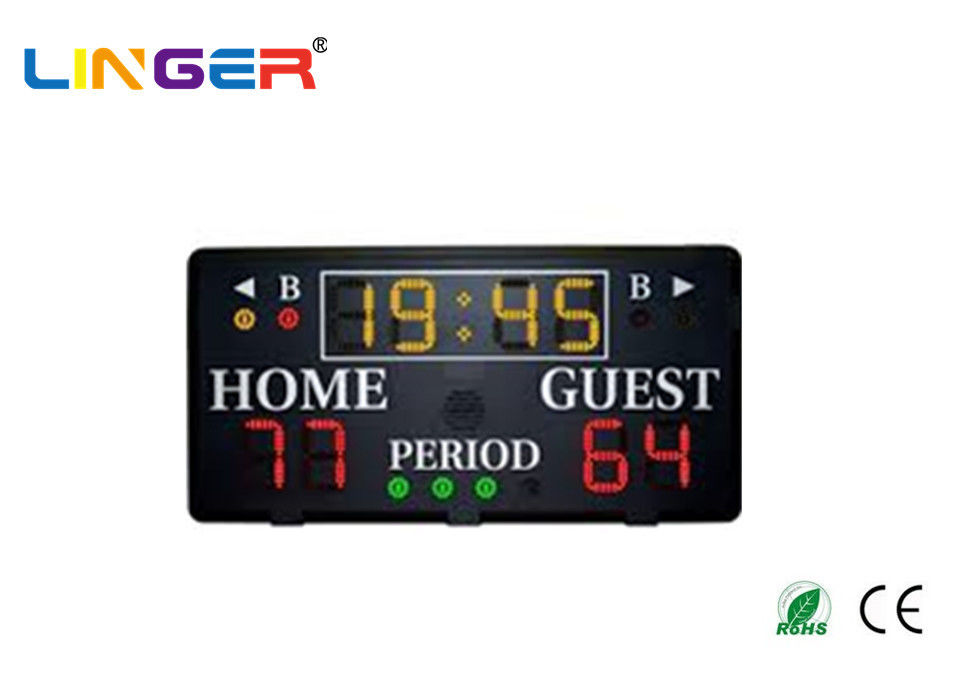 Time / Score / Period Portable Electronic Scoreboard With IR Remote Control