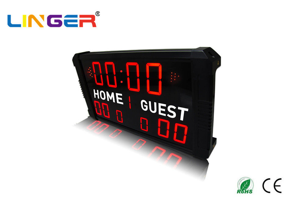 Compact Wireless Electronic Basketball Scoreboard Time And Score And Period Function