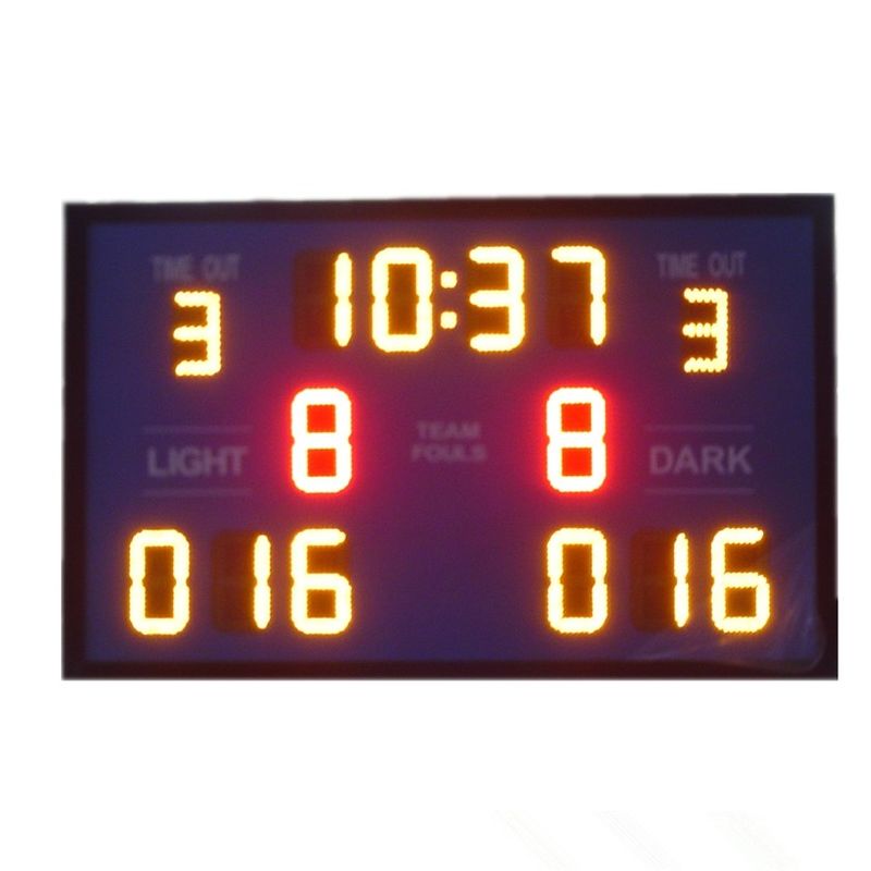 Low Power Portable Electronic Scoreboard Basketball High Brightness