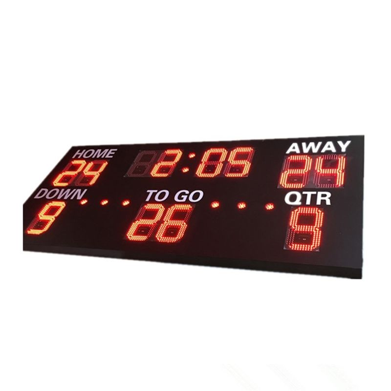 Professional LED Football Scoreboard Remote Control 1m ~ 400m View Distance
