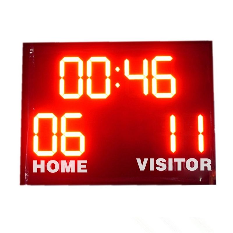 Easy Operation Controller Box LED Football Scoreboard with High Brightness Led