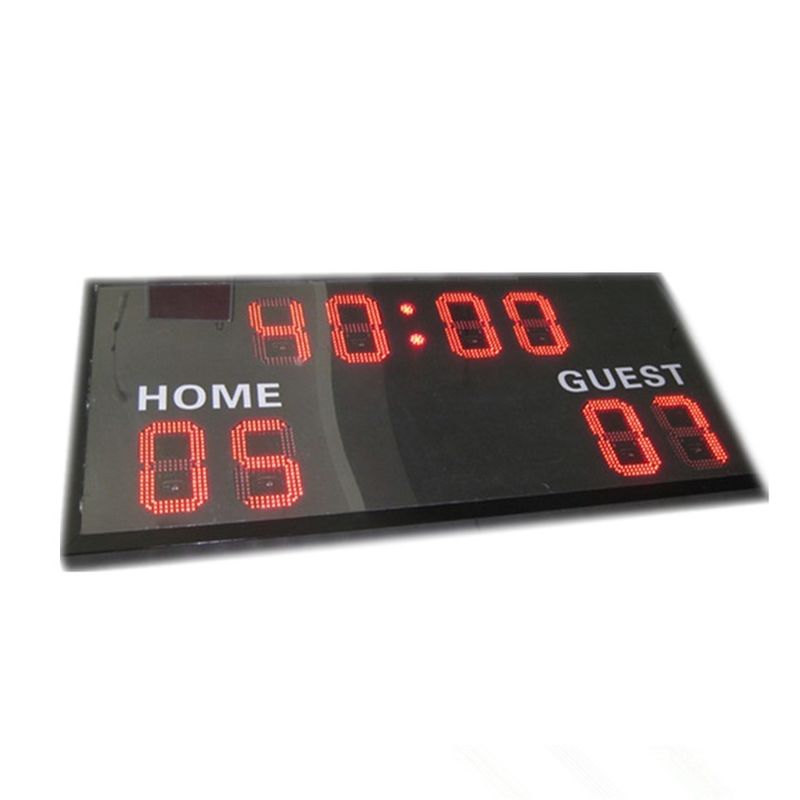 2 Warranty Soccer Electronic Scoreboard Portable Red Color 900mm*1600mm*100mm
