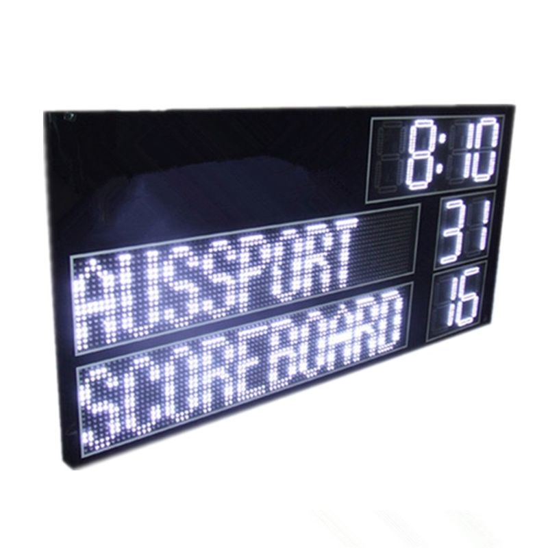 High Brightness AFL Electronic Soccer Scoreboard Led Cricket Scoreboard With Led Team Name