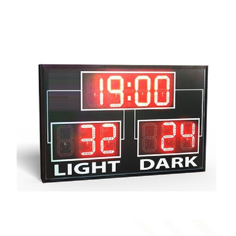 Simple Use Standard Electronic Led Basketball Scoreboard In Red Colour
