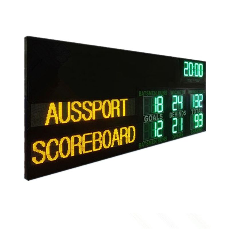 Australia AFL Electronic Scoreboard With Led Name 1200MM X 3000MM X 100MM