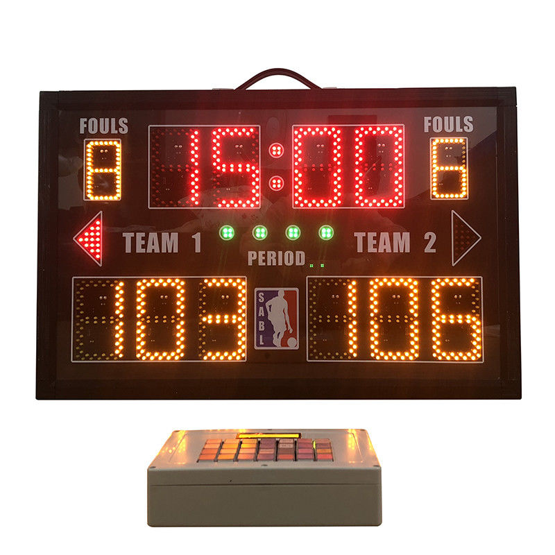 Aluminum Portable Electronic Scoreboard , Baseball Field Scoreboard With Carry Handle