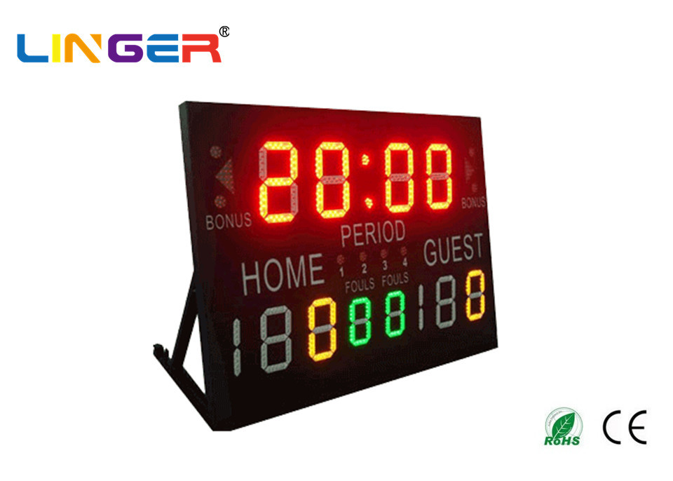 CE Popular Portable Electronic Scoreboard With Supports , Portable
